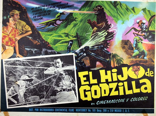 Godzilla - Frankenstein jagt Godzillas Sohn - Lobbykarten