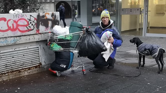 Prominent und obdachlos - Gosse statt Glamour - Filmfotos - Jens Hilbert