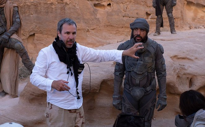 Dune - Dreharbeiten - Denis Villeneuve, Javier Bardem
