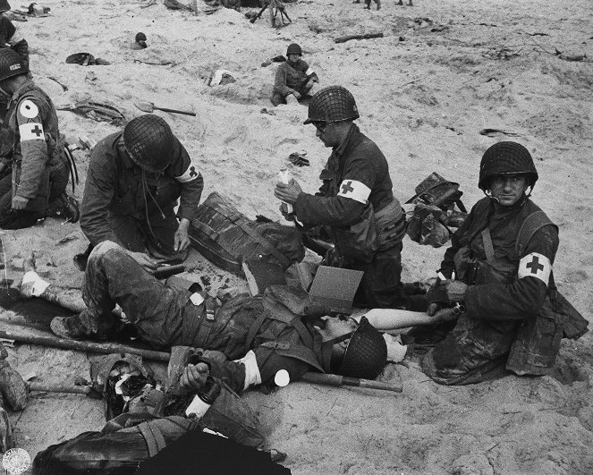 Toinen maailmansota - taistelut Euroopasta - Normandian maihinnousu - Kuvat elokuvasta