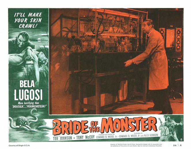 Bride of the Monster - Lobbykaarten - Bela Lugosi