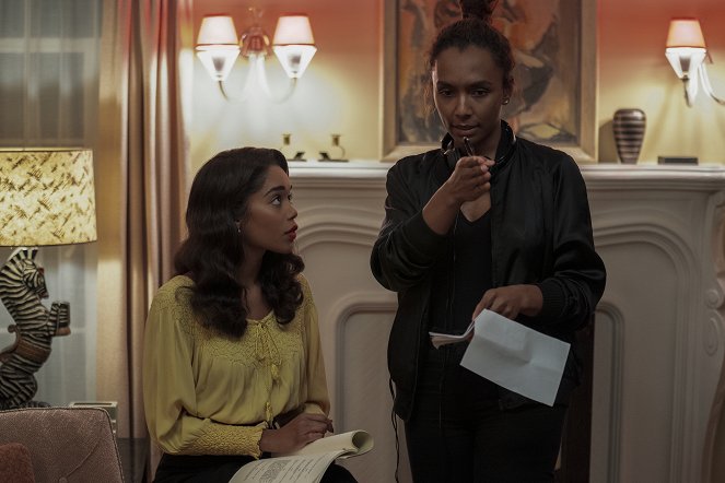 Hollywood - Próbne zdjęcia - Z filmu - Laura Harrier, Janet Mock