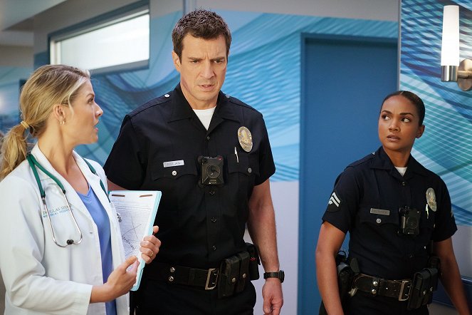 The Rookie - Day of Death - Photos - Ali Larter, Nathan Fillion, Mekia Cox