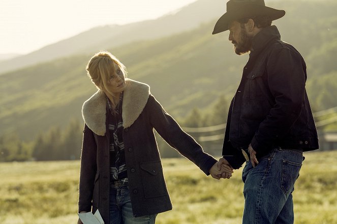 Yellowstone - Sins of the Father - Van film - Kelly Reilly, Cole Hauser