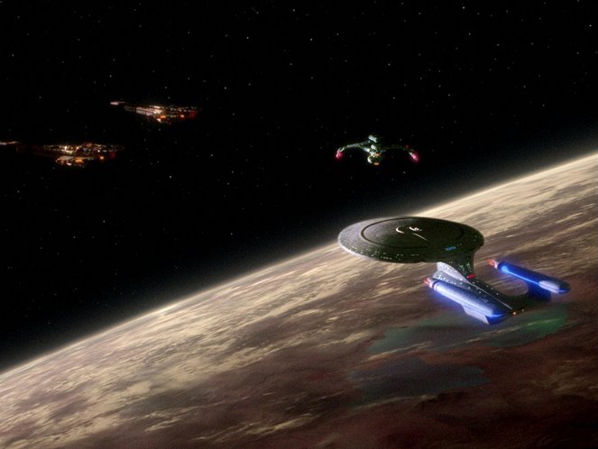 Star Trek: Az új nemzedék - A hajsza - Filmfotók
