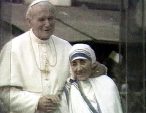 Jean-Paul II - Z filmu - papież Jan Paweł II, Mother Teresa