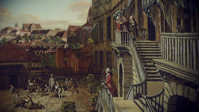 Hundert Meisterwerke und ihre Geheimnisse - Season 4 - Vue de Varsovie depuis la terrasse du Palais Royal, Bernardo Bellotto - 1773 - Filmfotos