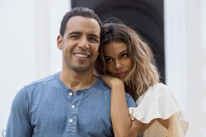 The Baker and the Beauty - Get Carried Away - Del rodaje - Victor Rasuk, Nathalie Kelley