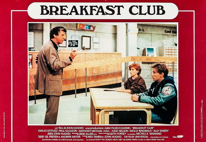 The Breakfast Club - Lobby Cards - Paul Gleason, Molly Ringwald, Emilio Estevez