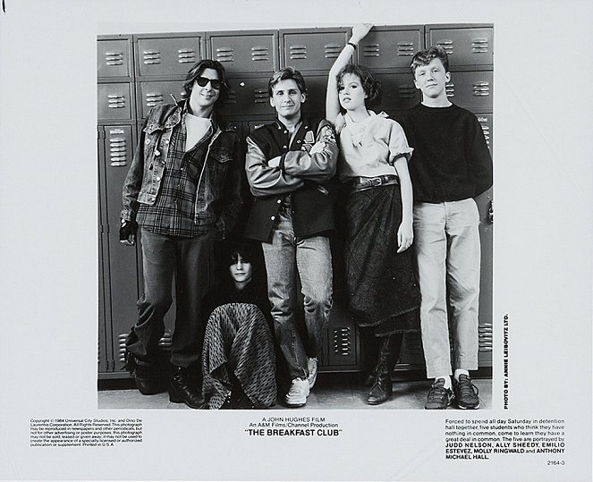 The Breakfast Club - Lobbykarten - Judd Nelson, Ally Sheedy, Emilio Estevez, Molly Ringwald, Anthony Michael Hall