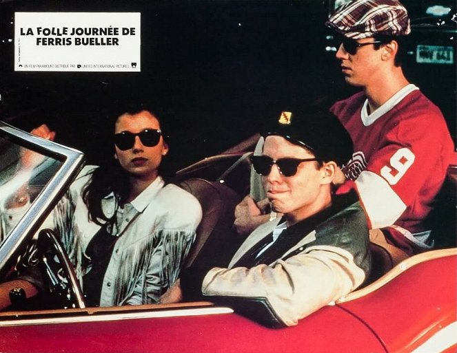 La Folle Journée de Ferris Bueller - Cartes de lobby - Mia Sara, Matthew Broderick, Alan Ruck