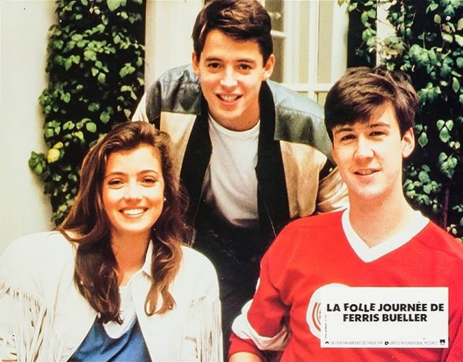 Wolny dzień Ferrisa Buellera - Lobby karty - Mia Sara, Matthew Broderick, Alan Ruck