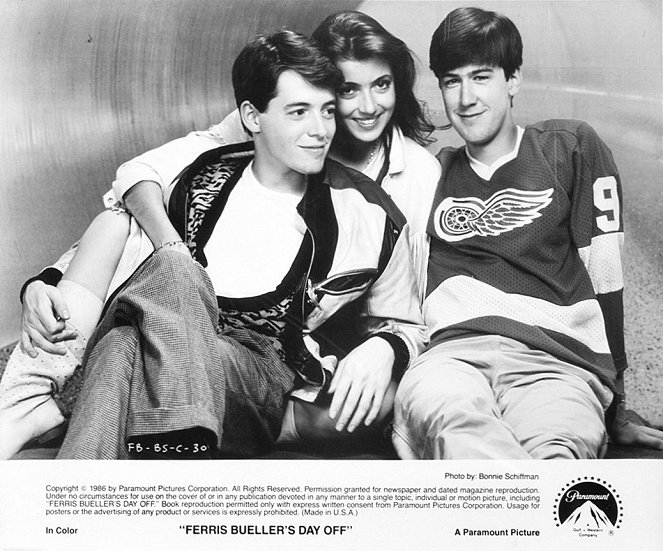 Wolny dzień Ferrisa Buellera - Lobby karty - Matthew Broderick, Mia Sara, Alan Ruck