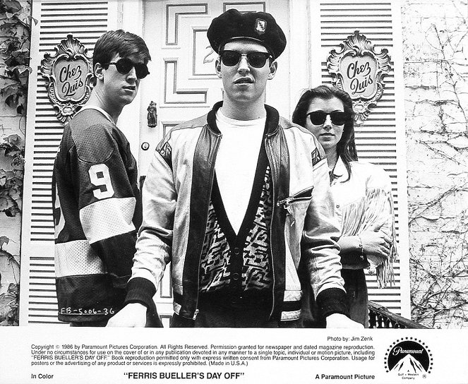 La Folle Journée de Ferris Bueller - Cartes de lobby - Alan Ruck, Matthew Broderick, Mia Sara