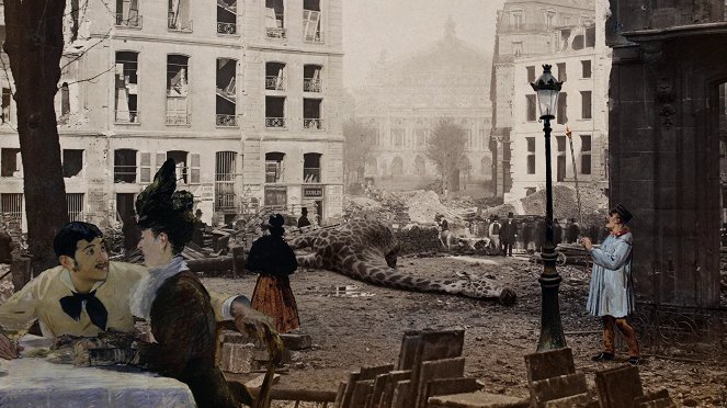 Hundert Meisterwerke und ihre Geheimnisse - Season 4 - Femmes à la terrasse d'un café le soir, Degas - 1877 - Filmfotos