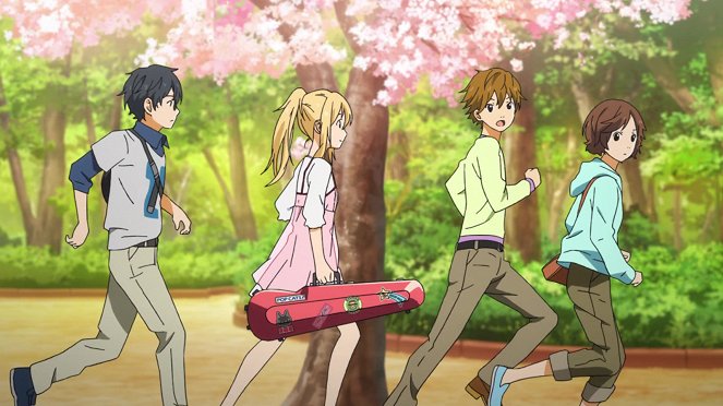 Šigacu wa kimi no uso - Júdžin A - De la película