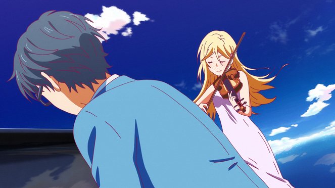 Šigacu wa kimi no uso - Harukaze - Do filme