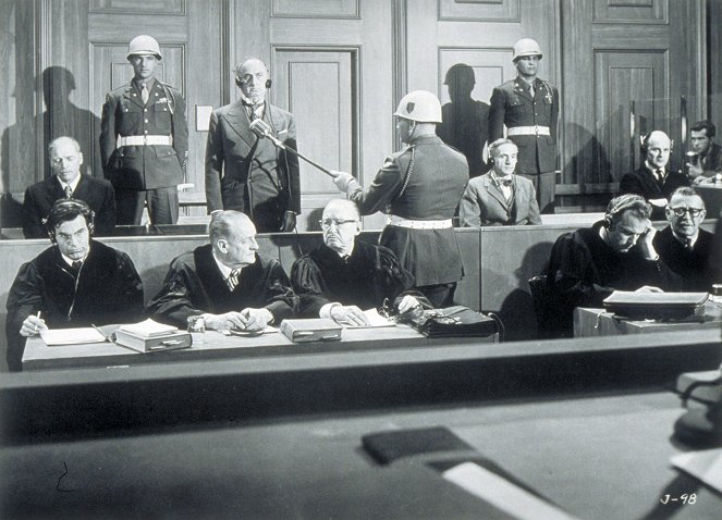 Norimberský proces - Z filmu - Maximilian Schell, Burt Lancaster, Torben Meyer