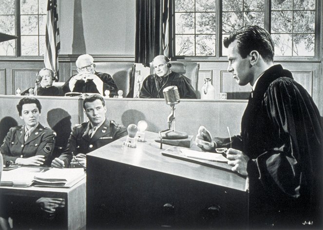 Norimberský proces - Z filmu - Kenneth MacKenna, Spencer Tracy, Ray Teal, Maximilian Schell