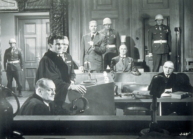 Norimberský proces - Z filmu - Maximilian Schell, Richard Widmark, Burt Lancaster, Torben Meyer