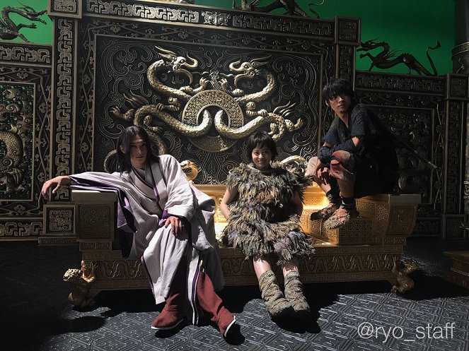Kingudamu - Z natáčení - Rjó Jošizawa, Kanna Hašimoto, Kento Jamazaki
