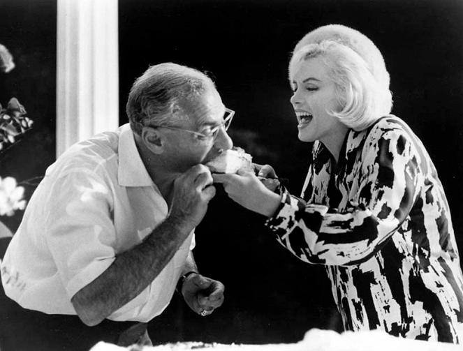 Something's Got to Give - Kuvat kuvauksista - George Cukor, Marilyn Monroe