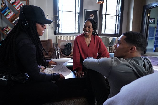How to Get Away with Murder - Season 6 - What If Sam Wasn't the Bad Guy This Whole Time? - Making of - Dawn Wilkinson, Marsha Stephanie Blake, Rome Flynn