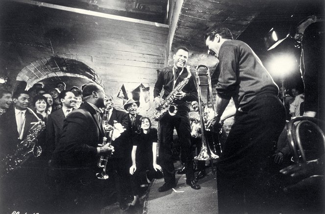 Paris Blues - Filmfotók - Louis Armstrong, Sidney Poitier, Paul Newman