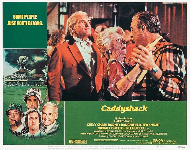 Caddyshack - Lobbykaarten - Ted Knight, Rodney Dangerfield