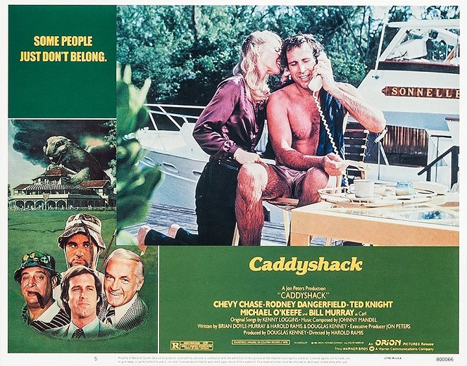 Caddyshack - Le golf en folie - Cartes de lobby - Cindy Morgan, Chevy Chase