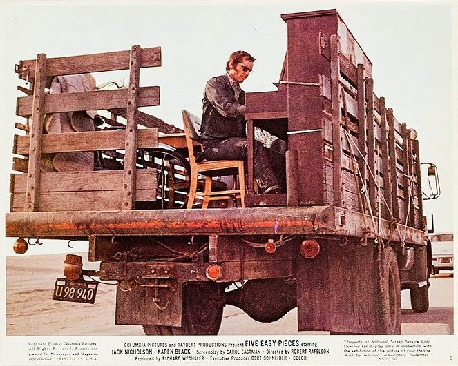 Five Easy Pieces - Lobbykaarten - Jack Nicholson