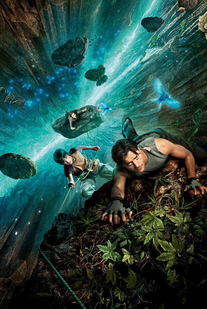 Viaje al centro de la Tierra - Promoción - Josh Hutcherson, Brendan Fraser