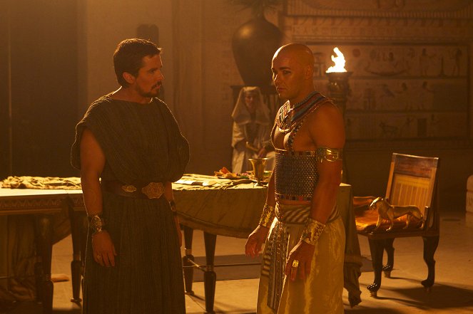 Exodus: Bogowie i królowie - Z filmu - Christian Bale, Joel Edgerton
