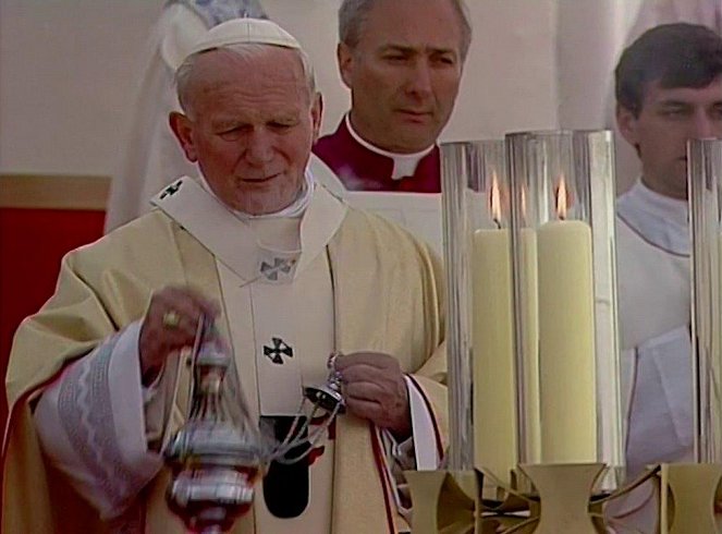 Svätec milujúci Slovensko - Z filmu - papież Jan Paweł II