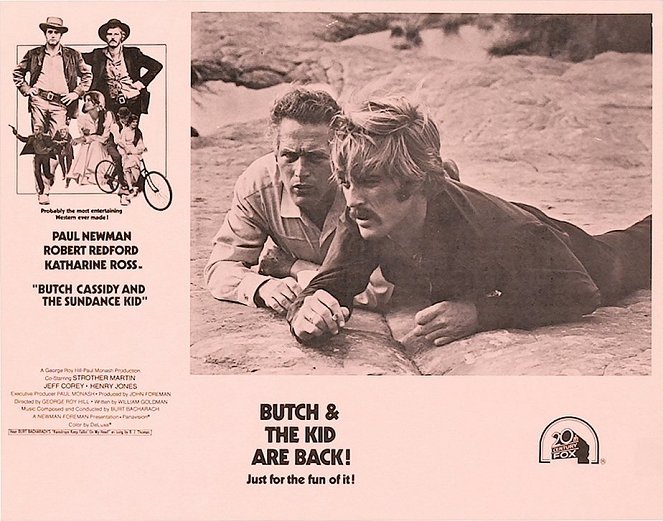 Butch Cassidy and the Sundance Kid - Zwei Banditen - Lobbykarten - Paul Newman, Robert Redford