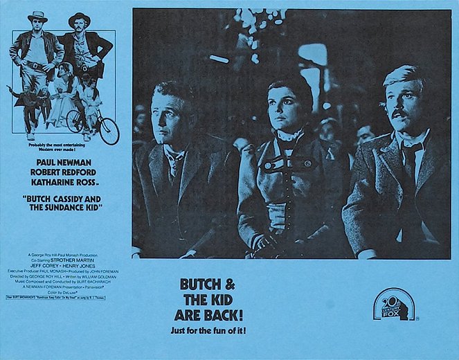 Zwei Banditen - Lobbykarten - Paul Newman, Katharine Ross, Robert Redford