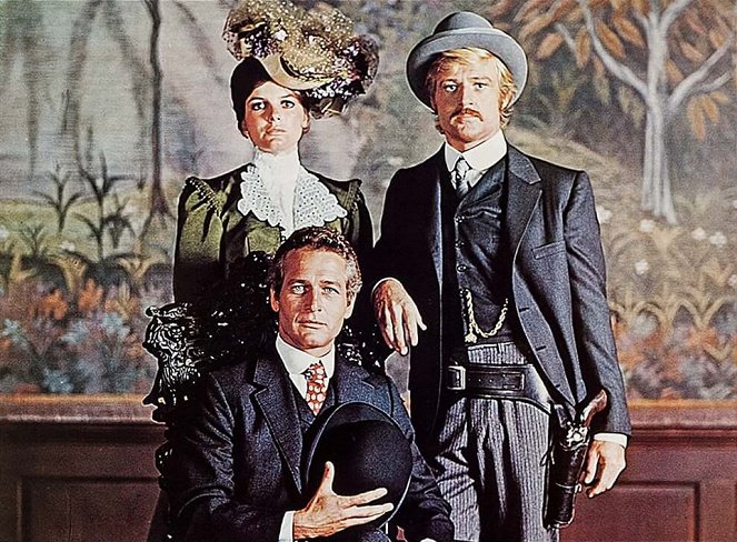 Dos hombres y un destino - Promoción - Katharine Ross, Paul Newman, Robert Redford