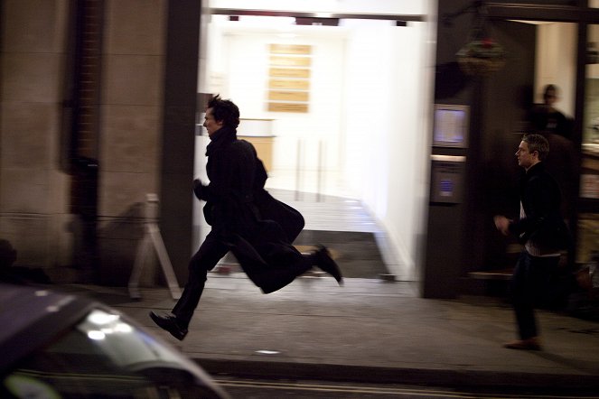 Sherlock - Rózsaszín tanulmány - Filmfotók - Benedict Cumberbatch, Martin Freeman