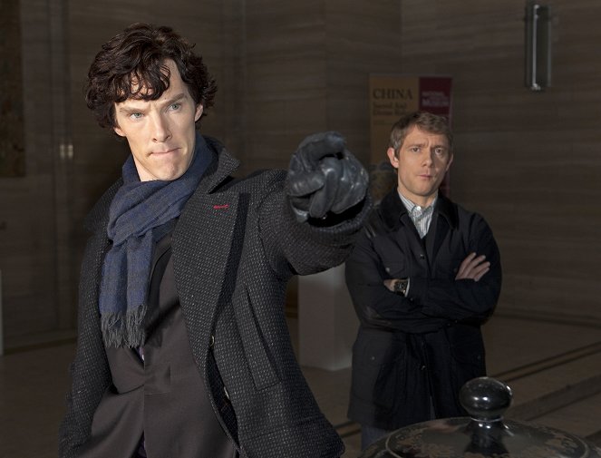 Sherlock - A vak bankár - Filmfotók - Benedict Cumberbatch, Martin Freeman