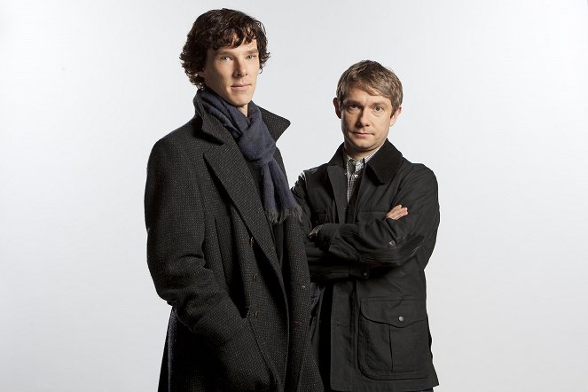 Sherlock - Promóció fotók - Benedict Cumberbatch, Martin Freeman