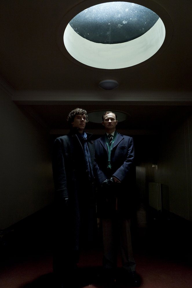 Sherlock - Season 2 - Ein Skandal in Belgravia - Werbefoto - Benedict Cumberbatch, Mark Gatiss