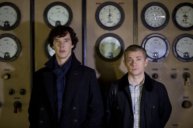 Sherlock - Season 2 - Botrány Belgráviában - Promóció fotók - Benedict Cumberbatch, Martin Freeman