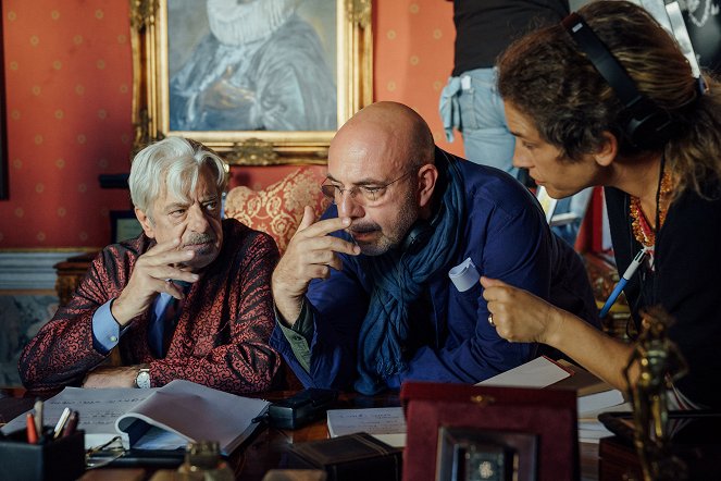 Nuits magiques - Tournage - Giancarlo Giannini, Paolo Virzì