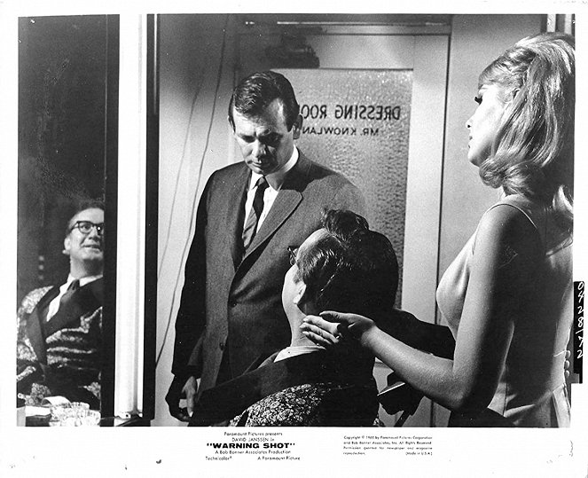 Warning Shot - Lobby karty - David Janssen, Stefanie Powers