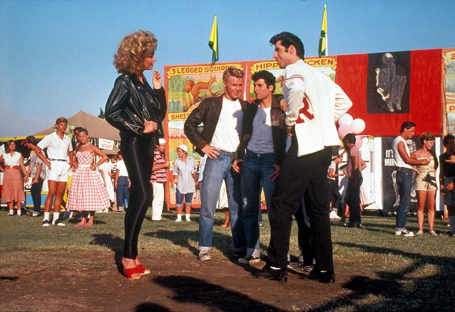 Grease (Brillantina) - De la película - Lorenzo Lamas, Olivia Newton-John, Kelly Ward, Barry Pearl, John Travolta