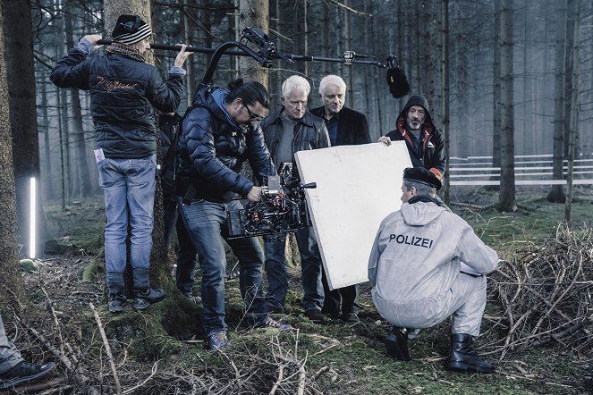 Tatort - Lass den Mond am Himmel stehen - Van de set - Thomas W. Kiennast, Miroslav Nemec, Udo Wachtveitl