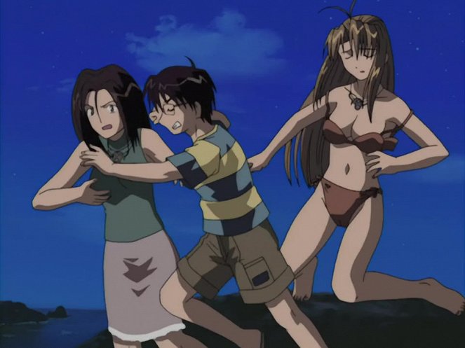 Love Hina - Mesmerized by Naru on the Haunted Island! Something's Fishy! - Photos