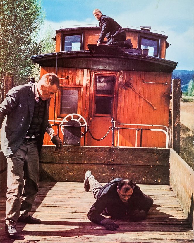 Ein Zug für zwei Halunken - Filmfotos - Lee Marvin, Keith Carradine, Ernest Borgnine