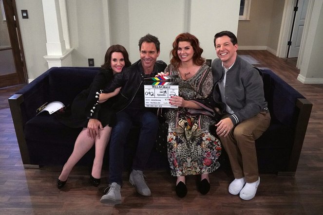 Will & Grace - Es ist soweit - Dreharbeiten - Megan Mullally, Eric McCormack, Debra Messing, Sean Hayes