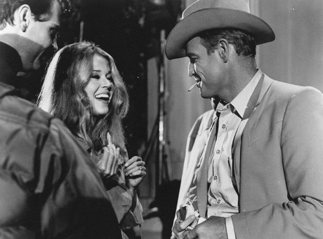 De jacht - Van de set - Jane Fonda, Marlon Brando